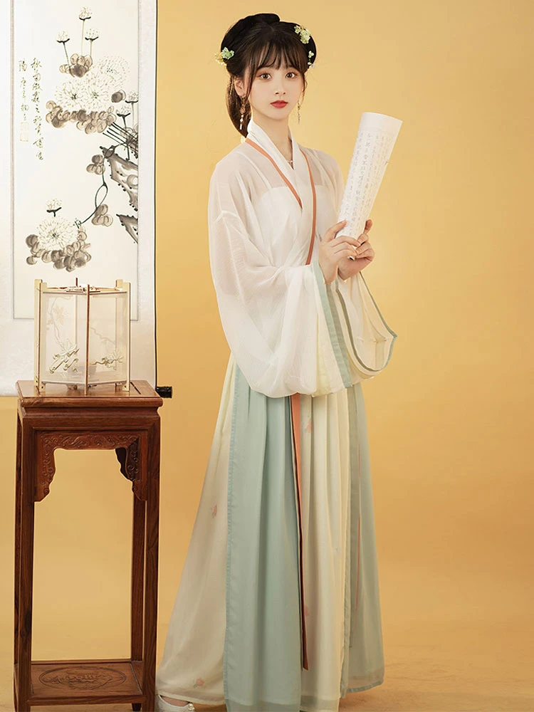 casual early fall hanfu dress