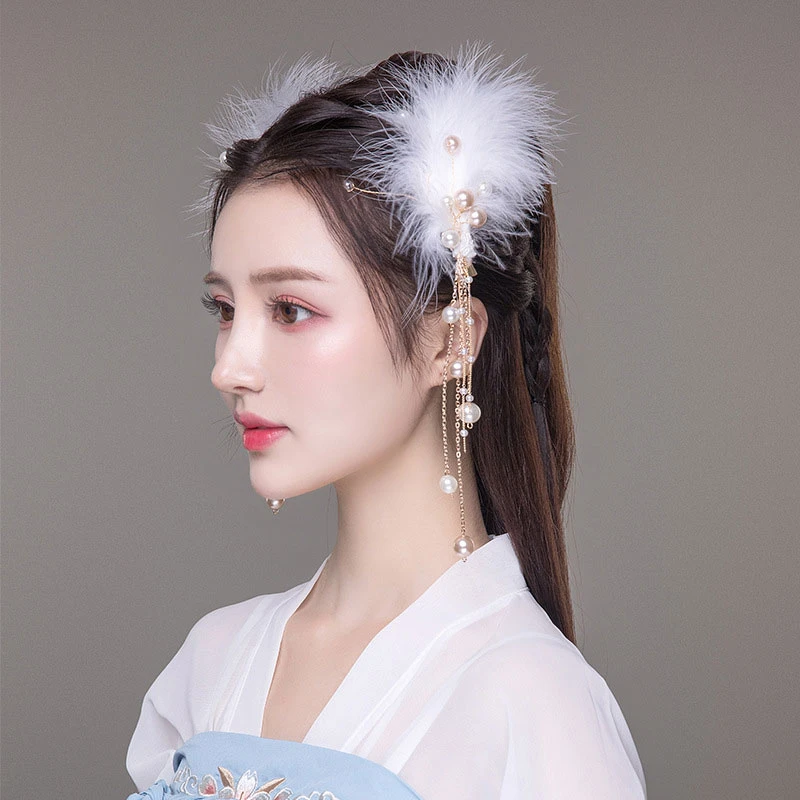 feather-hairclip-hair-accessory-01 feather hairclip hanfu hair accessory