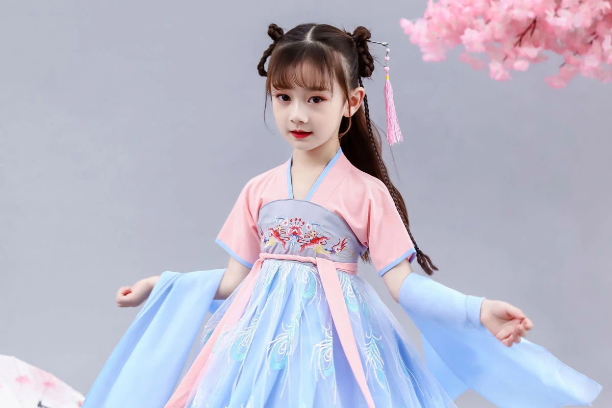 cute children hanfu clothing for boys and girls
