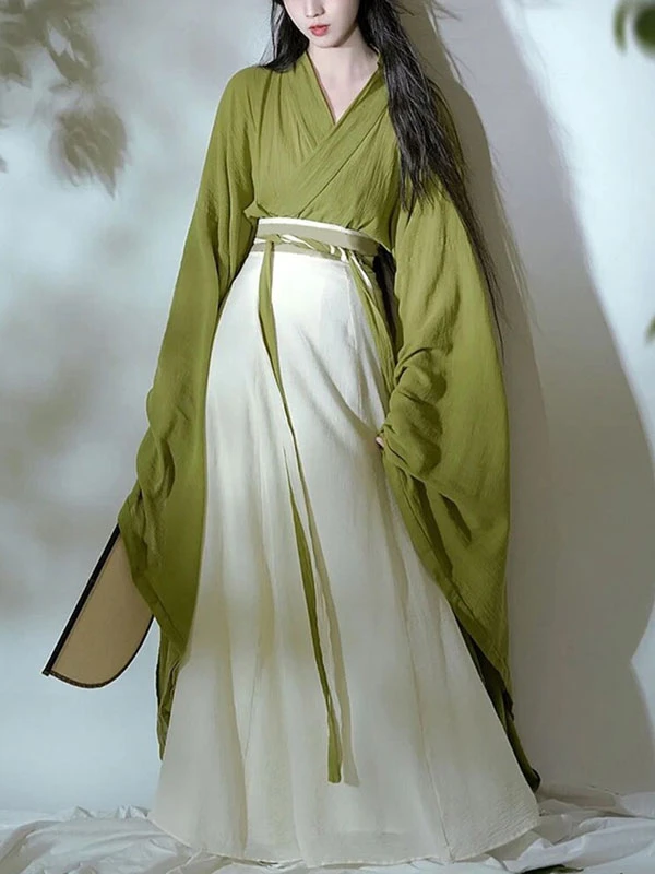 enjoy a relaxing day in comfy linen hanfu