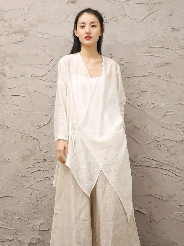 enjoy a relaxing day in comfy linen hanfu