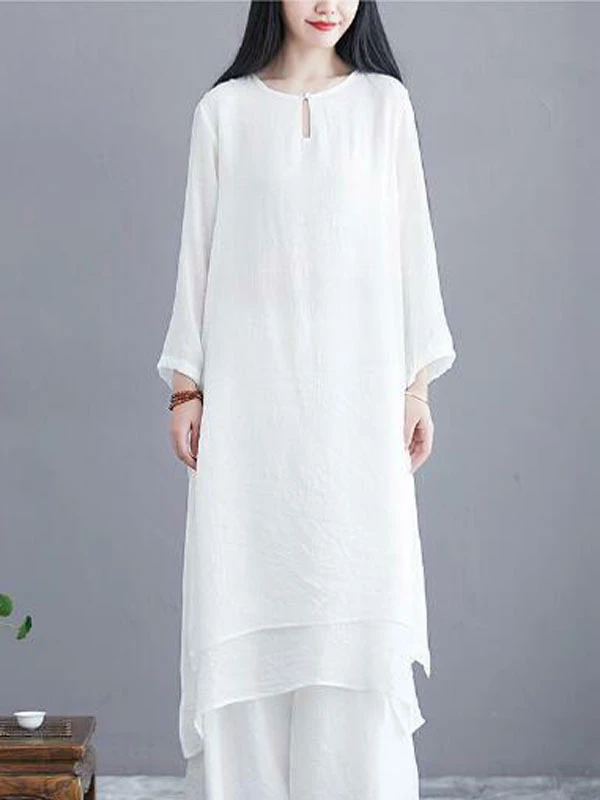 enjoy a relaxing day in comfy linen hanfu