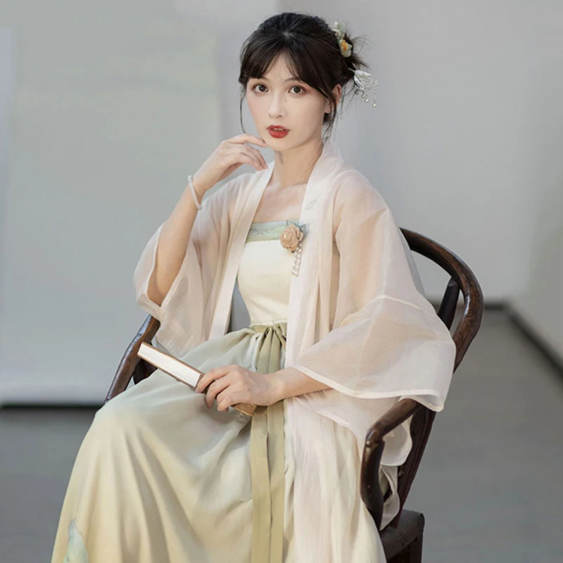 green-landscape-hanfu-dress-02 green landscape modern hanfu dress