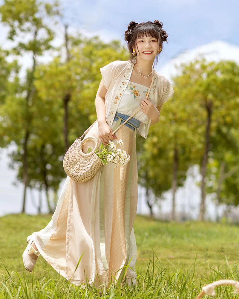 summer vine hanfu dress
