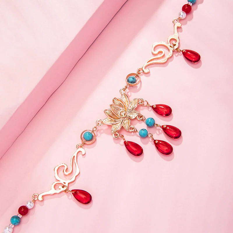 lotus yingluo hanfu necklace jewelry