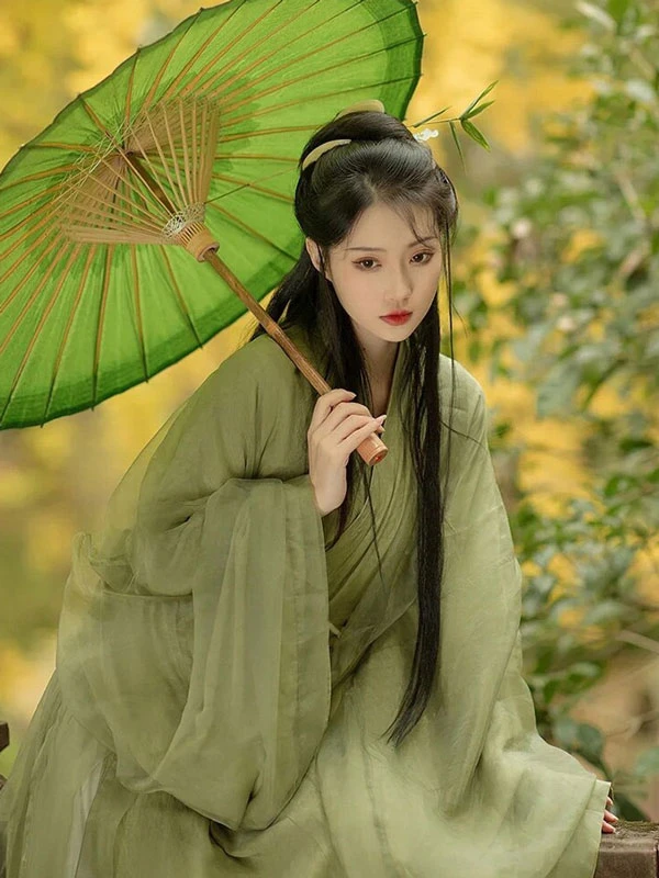 solid color hanfu clothing for casual formal