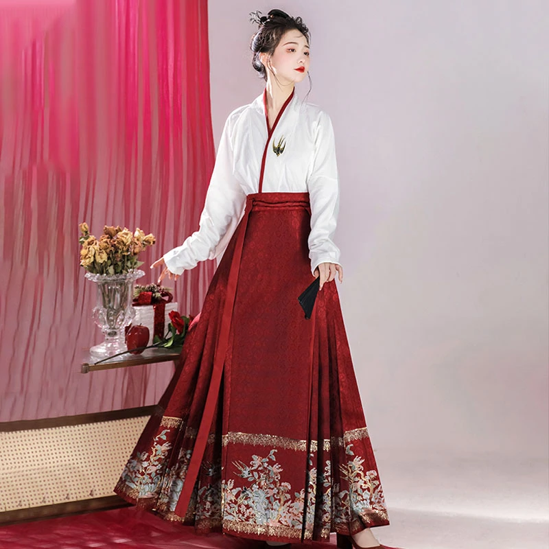 swallow-mamianqun-modern-hanfu-03 swallow mamianqun modern hanfu fashion