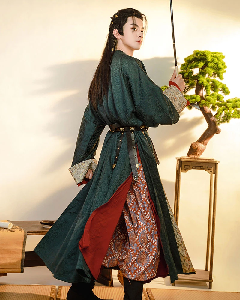 teen boy hanfu robe men