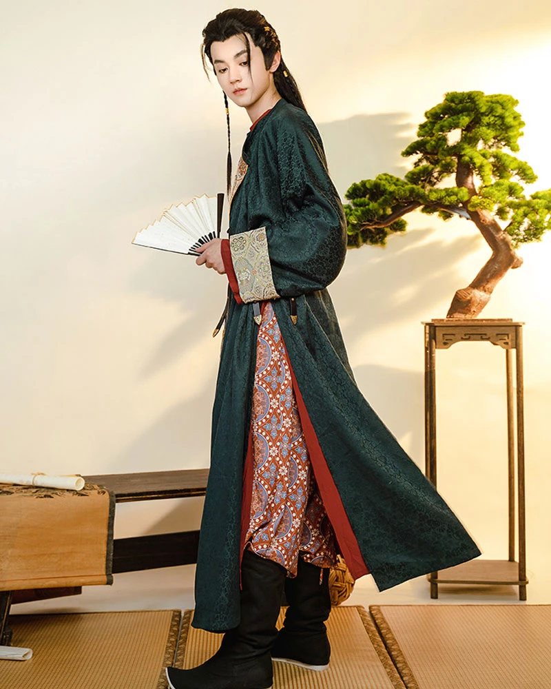 teen boy hanfu robe men