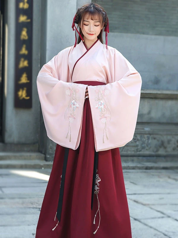 how to choose slim hanfu small size dress