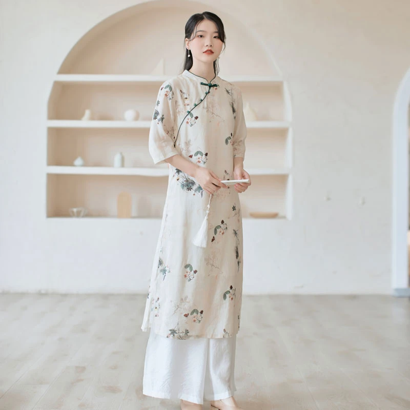 linen-qipao-cheongsam-02 linen qipao cotton cheongsam dress