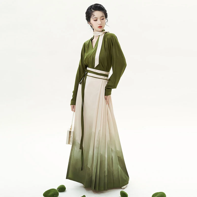 matcha-mamian-green-modern-hanfu-02 matcha mamian green modern hanfu dress