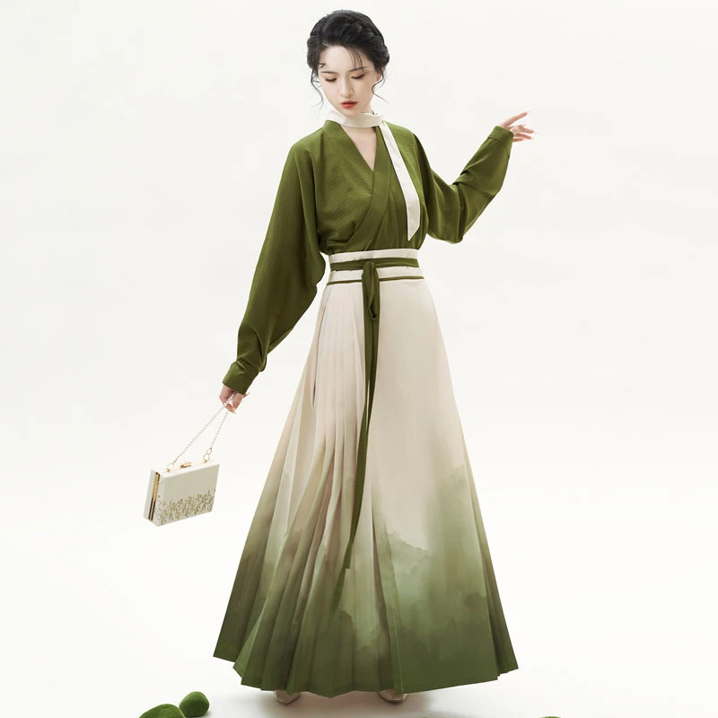 matcha-mamian-green-modern-hanfu-03 matcha mamian green modern hanfu dress