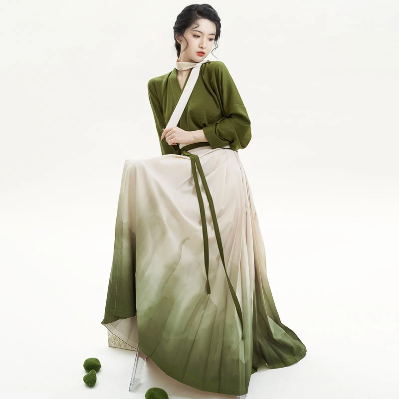 matcha-mamian-green-modern-hanfu-04 matcha mamian green modern hanfu dress