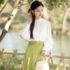 Modern-Hanfu-Set-Women's-Spring-Commute-Dress-1 Modern Hanfu Set Women's Spring Commute Dress
