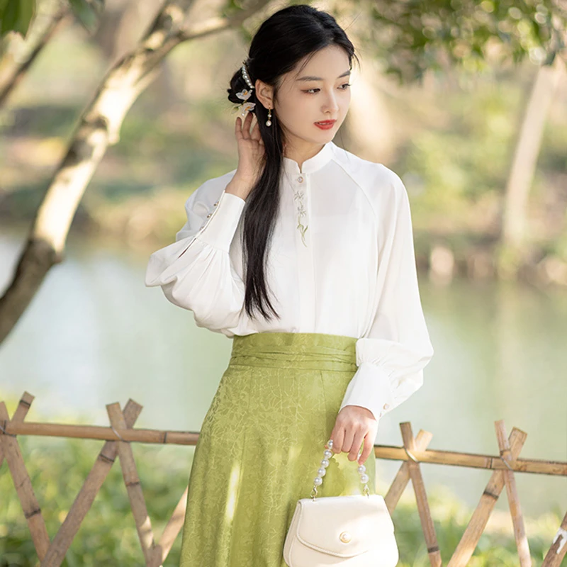 Modern-Hanfu-Set-Women's-Spring-Commute-Dress-1 Modern Hanfu Set Women's Spring Commute Dress