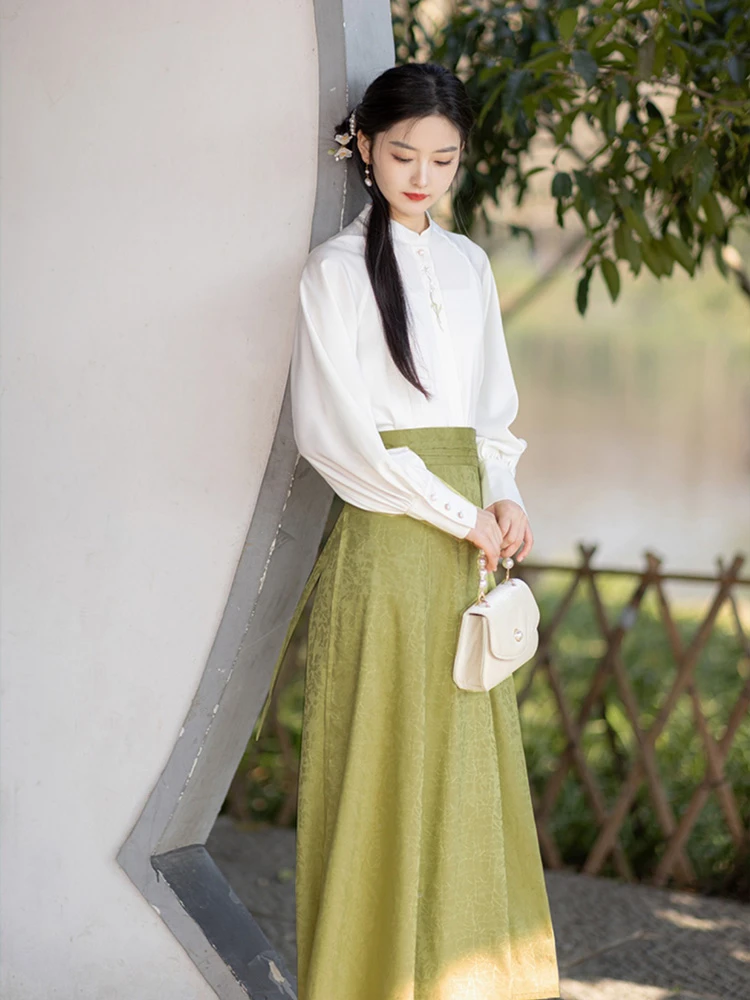 Modern Hanfu Set Women's Spring Commute Dress