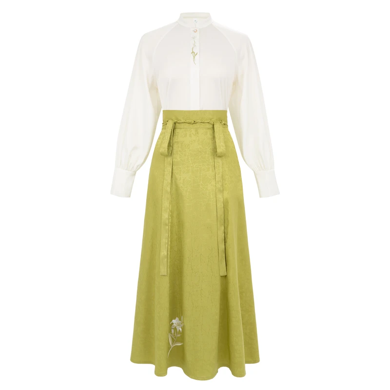 Modern-Hanfu-Set-Women's-Spring-Commute-Dress-4 Modern Hanfu Set Women's Spring Commute Dress