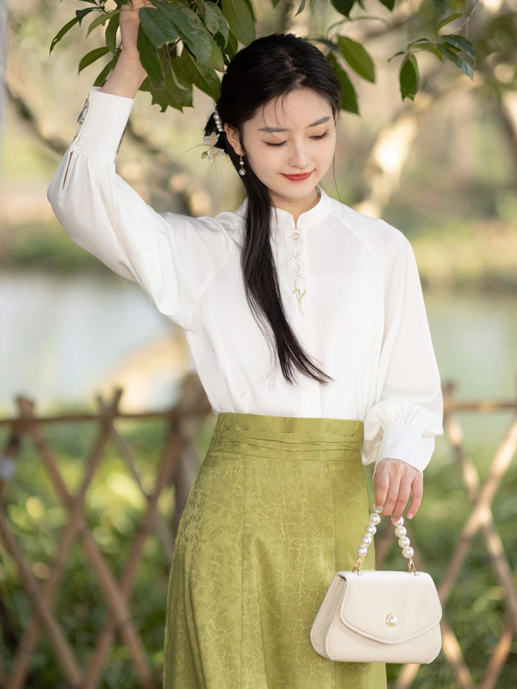 Modern Hanfu Set Women's Spring Commute Dress