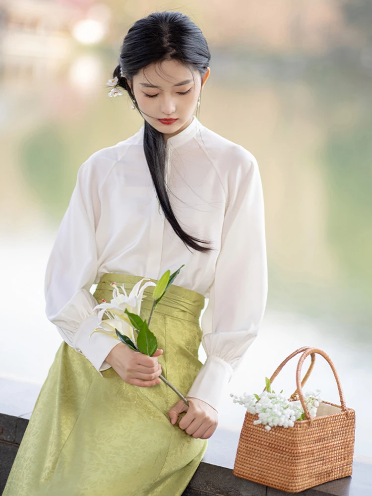 Modern Hanfu Set Women's Spring Commute Dress