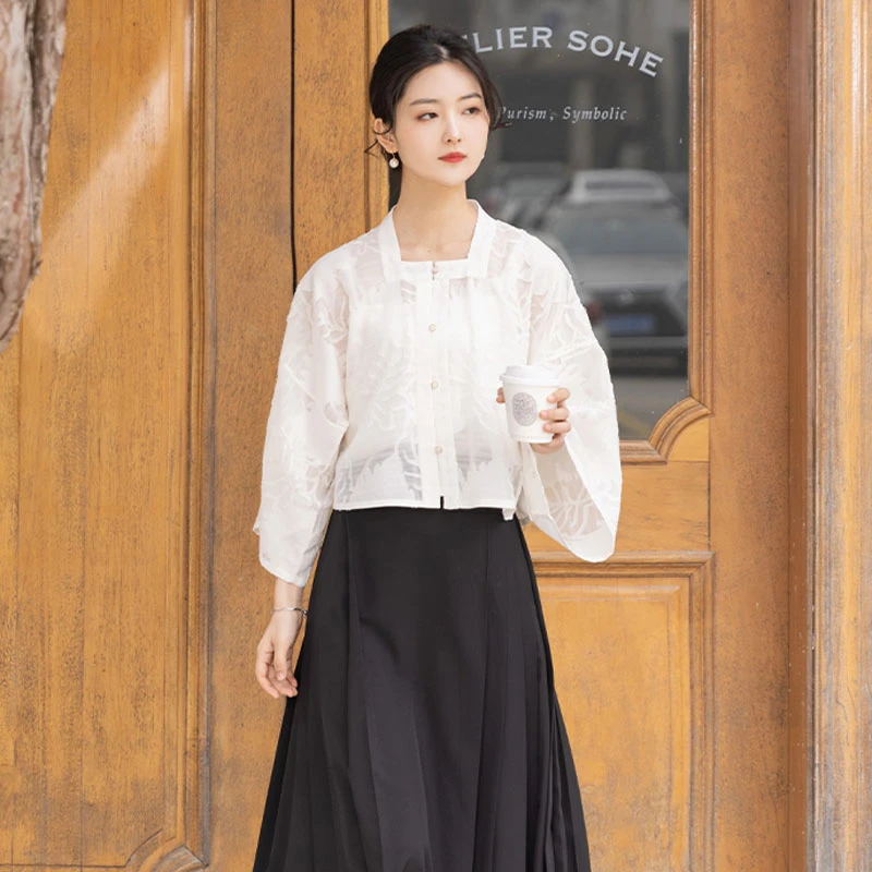 Modern-Women-Hanfu-Mamian-for-Summer-1 modern women hanfu mamian for summer