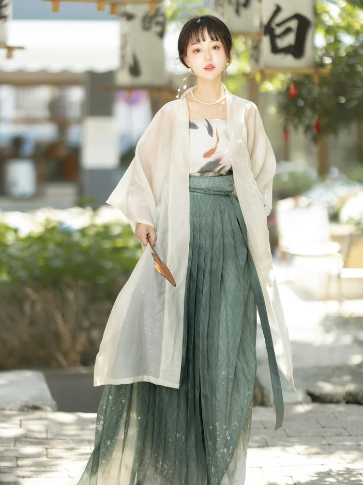 Summer Women Modern Hanfu Song Dynasty Daily Costume