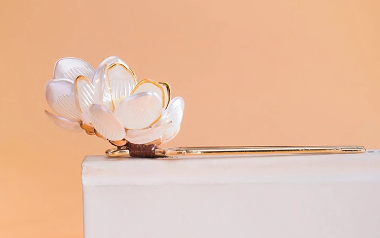 Vintage Hairpin Magnolia Hanfu Hair Accessories for Girl
