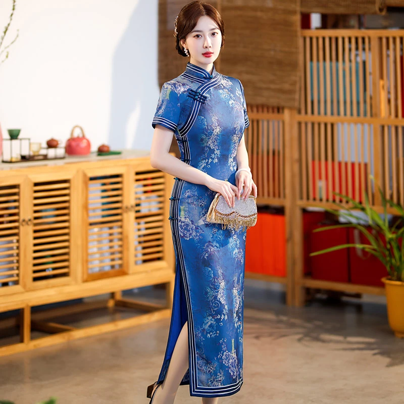 blue-banquet-Chinese-cheongsam-qipao-dress-03 blue banquet Chinese cheongsam qipao dress