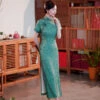 gingko-leaf-green-cheongsam-qipao-03 gingko leaf green cheongsam qipao