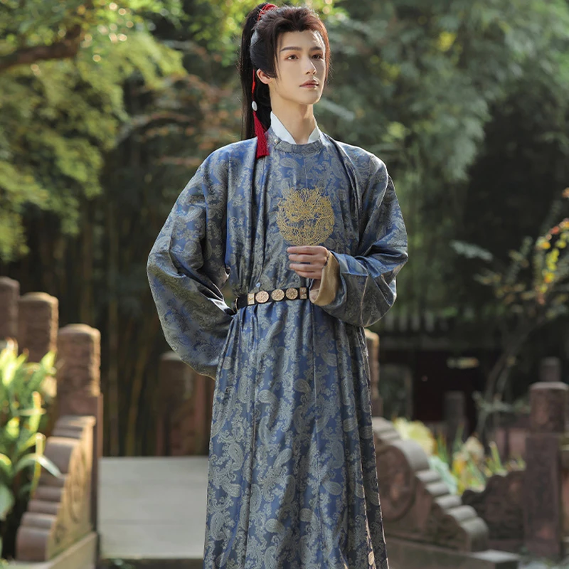 Gentle-Ming-style-Male-Robe-for-Summer-4 Gentle Ming-style Male Robe for Summer