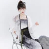 New-Summer-Ink-Style-Song-Dynasty-Lady-Hanfu-Costume-2 New Summer Ink Style Song Dynasty Lady Hanfu Costume