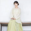 Women-Ming-Silk-Round-Shirt-Mamian-Dress-for-Summer-1 Women Ming Silk Round Shirt Mamian Dress for Summer