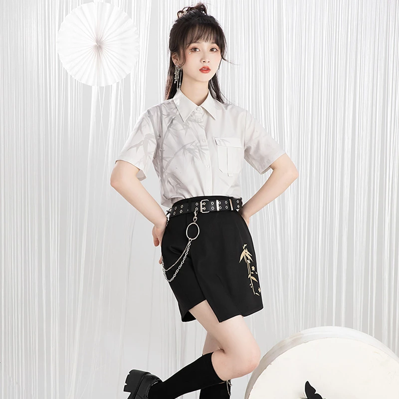 Fashion-Summer-Hanfu-Suit-Chinoiserie-Element-for-Daily-1 Fashion Summer Hanfu Suit Chinoiserie Element for Daily