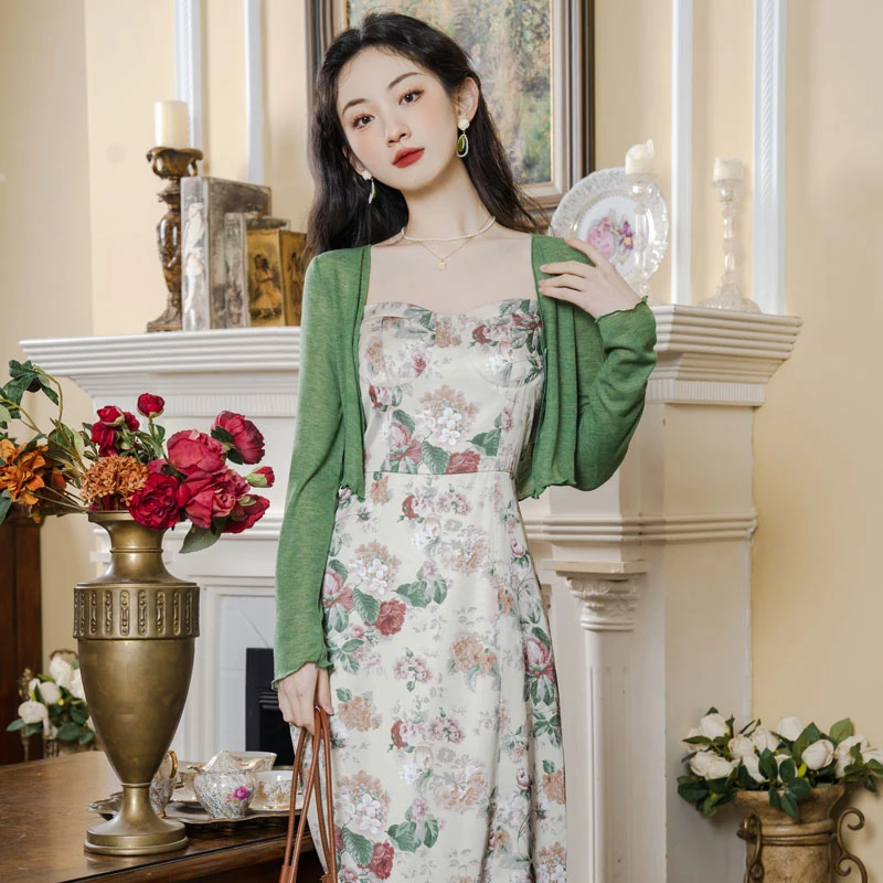 rose-garden-Chinese-dress-02 rose garden green Chinese dress