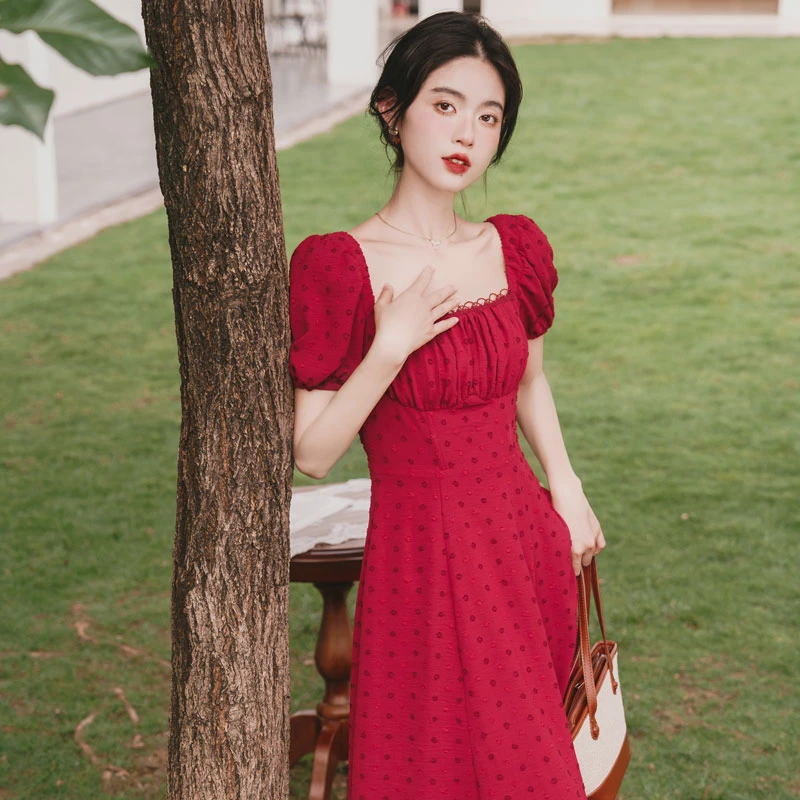 sweet-rose-red-Chinese-dress-01 sweet rose red Chinese dress