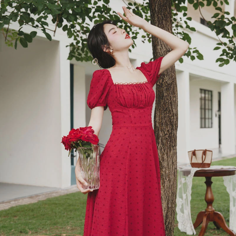sweet-rose-red-Chinese-dress-04 sweet rose red Chinese dress