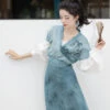 Casual-Ladies-Tang-Dynasty-Hanfu-Costume-Summer-Autumn-Daily-Vintage-Clothing-1 Casual Ladies Tang Dynasty Hanfu Costume Summer Autumn Daily Vintage Clothing