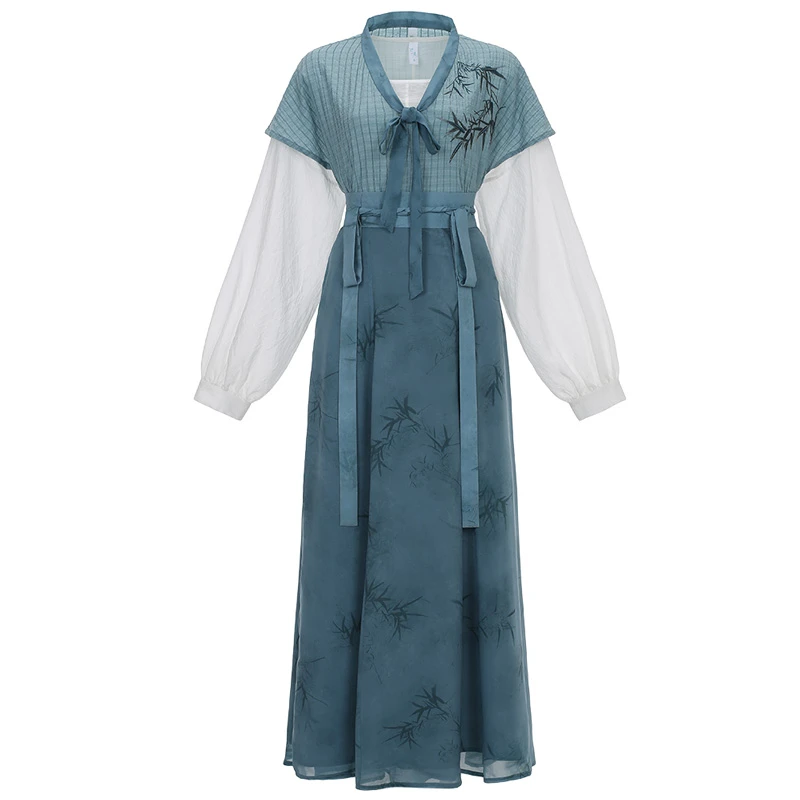 Casual-Ladies-Tang-Dynasty-Hanfu-Costume-Summer-Autumn-Daily-Vintage-Clothing-4 Casual Ladies Tang Dynasty Hanfu Costume Summer Autumn Daily Vintage Clothing