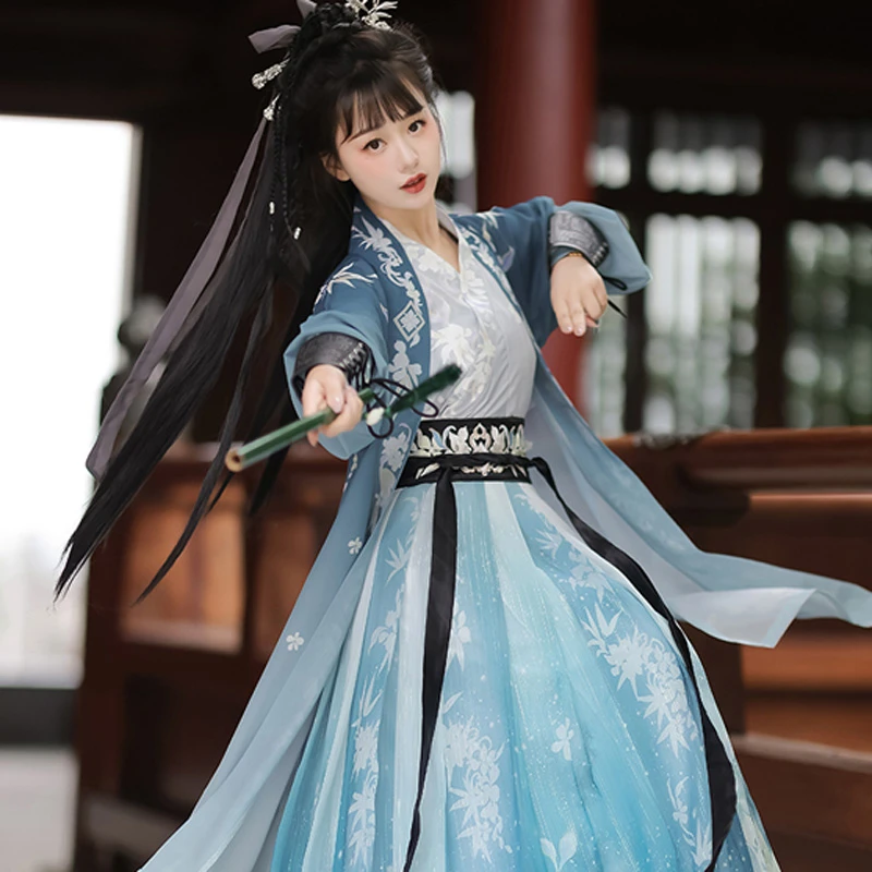 Song-Style-Martial-Arts-Hanfu-Summer-Cool-Vintage-Costume-4 Song Style Martial Arts Hanfu Summer Cool Vintage Costume