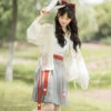 Summer-Modern-Song-Dynasty-Short-Dress-for-Female-3 Summer Modern Song Dynasty Short Dress for Female