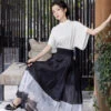 Women-Modern-Hanfu-Minimalist-Mamian-Dress-for-Summer-Day-1 Women Modern Hanfu Minimalist Mamian Dress for Summer Day