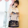 Fashion-Hanfu-Ming-Dynasty-Short-Dress-Cloudy-Shoulder-Women's-Party-Costumes-1 Fashion Hanfu Ming Dynasty Short Dress Cloudy Shoulder Women's Party Costumes