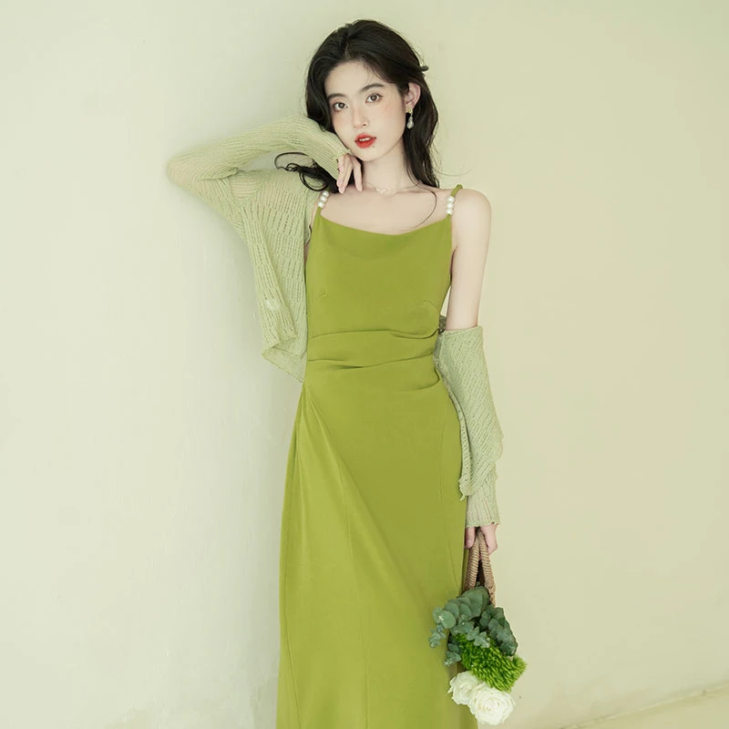 green-mustard-women-Chinese-dress-01 green mustard women Chinese dress