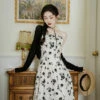 morning-glory-black-Chinese-dress-02 morning glory black Chinese dress