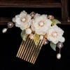 Camellia-Flower-Hanfu-Headdress-Set-Elegent-Hairclips-4 Camellia Flower Hanfu Headdress Set Elegent Hairclips