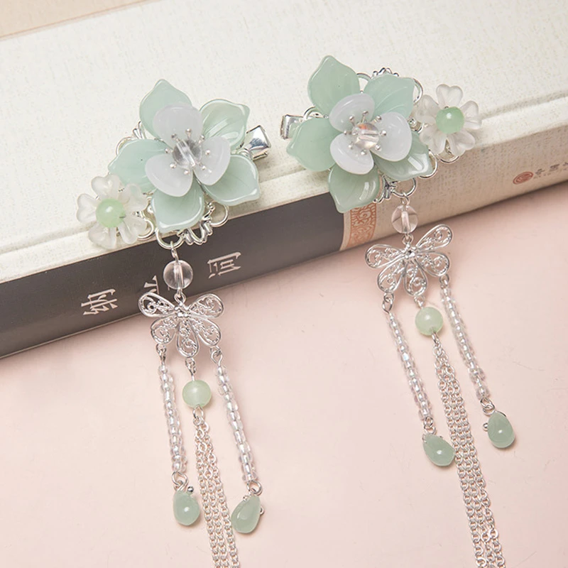 Hanfu-Hair-Accessories-Tassel-Pair-Clip-Fairy-Buyao-1 Hanfu Hair Accessories Tassel Pair Clip Fairy Buyao