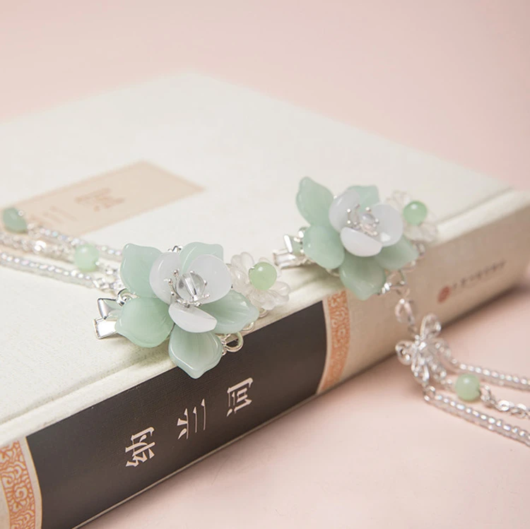 Hanfu Hair Accessories Tassel Pair Clip Fairy Buyao