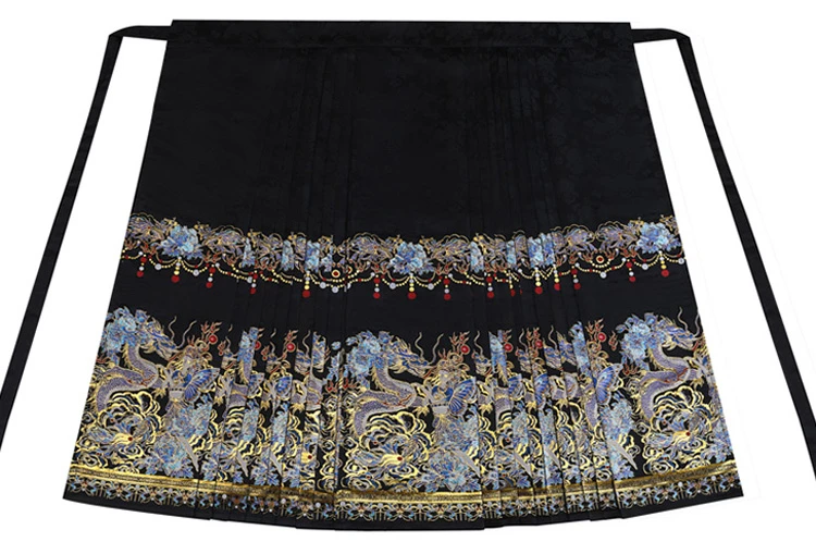 Ming Dynasty Mamian Skirt Street Fashion Luxury Women's Hanfu
