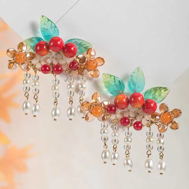 New-Year-Hair-Accessories-Red-Cute-Hanfu-Hair-Clips-4 New Year Hair Accessories Red Cute Hanfu Hair Clips