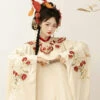 Traditional-Ming-Dynasty-Hanfu-Slant-Lapel-Shirt-Embroidered-Mamian-Skirt-2 Traditional Ming Dynasty Hanfu Slant Lapel Shirt Embroidered Mamian Skirt